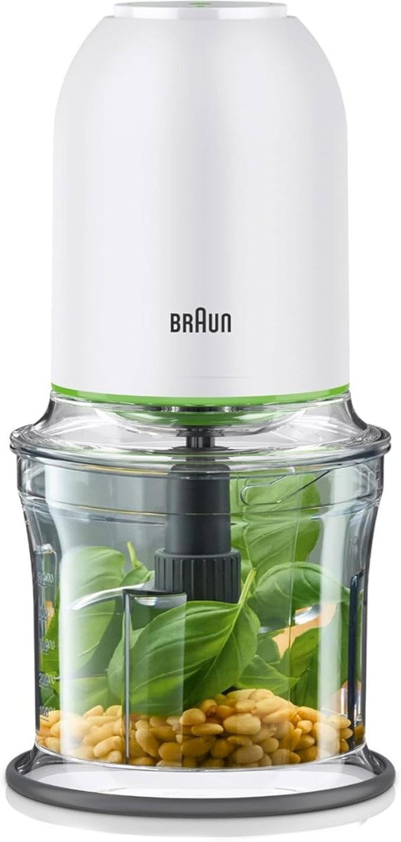 Compare Braun Chopper, 2 in 1, 500W, 0.5L Capacity, 2 Speeds, Ice Crusher, Dishwasher Safe, CH3011WH, White at KSA Price