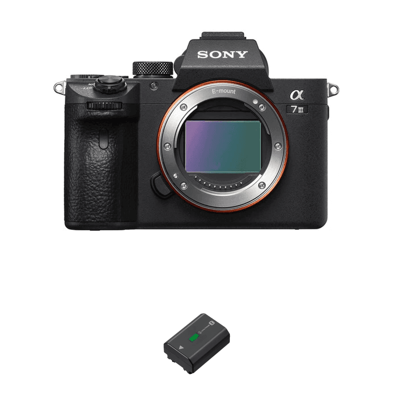 Compare Sony a7 III Digital Camera, Body Only, ILCE7M3 + Sony Zseries Rechargeable Battery Pack, NPFZ100 at KSA Price