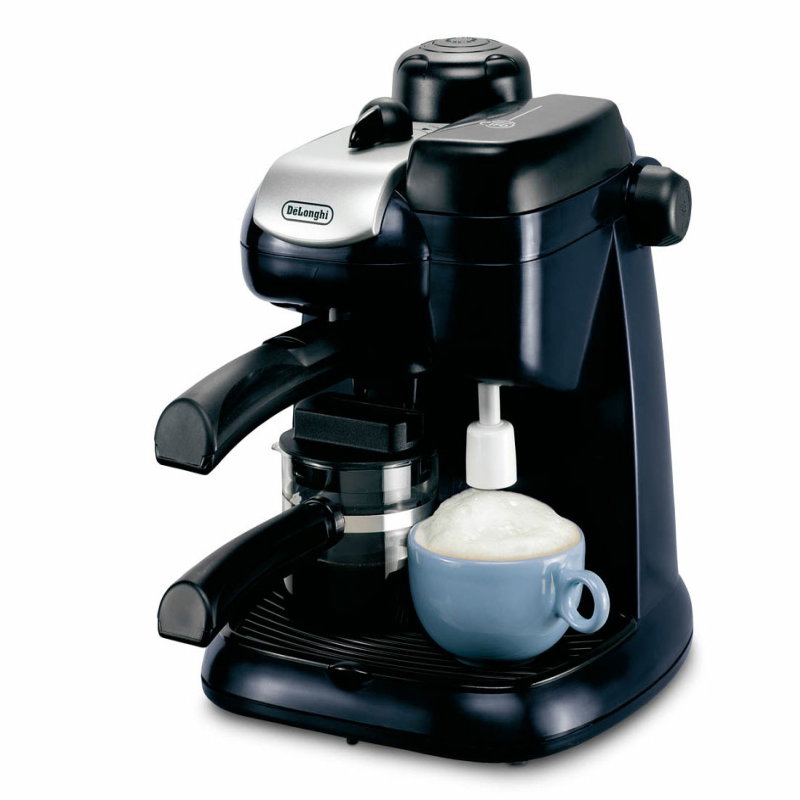 Compare DeLonghi Automatic Coffee Machine, Barista Pump Espresso and Cappuccino Maker, Ground ESE Pods can be used, Built in Milk Frother for Latte Macchiato more, EC9, Black at KSA Price