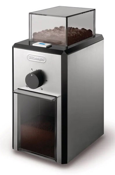Compare DeLonghi Coffee Grinder, Stainless Steel Blade, Dual Safe System, 110W, 120GR  Capacity, KG89, Stainless Steel at KSA Price