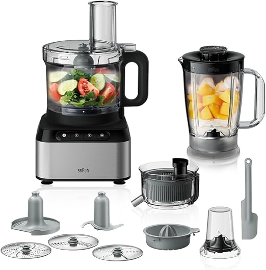 Braun Food Processor 12 in 1, 800W, 2…