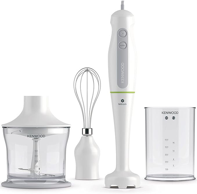 Kenwood Hand Blender, 700W, 0.5L Chopper, 0.5L Beaker,…