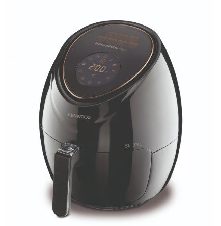 Compare Kenwood Digital Air Fryer, 1500W, 5L, With Rapid Hot Air Circulation For Frying, Grilling, Broiling, Roasting, Baking And Toasting, HFP52.000BK, Black at KSA Price