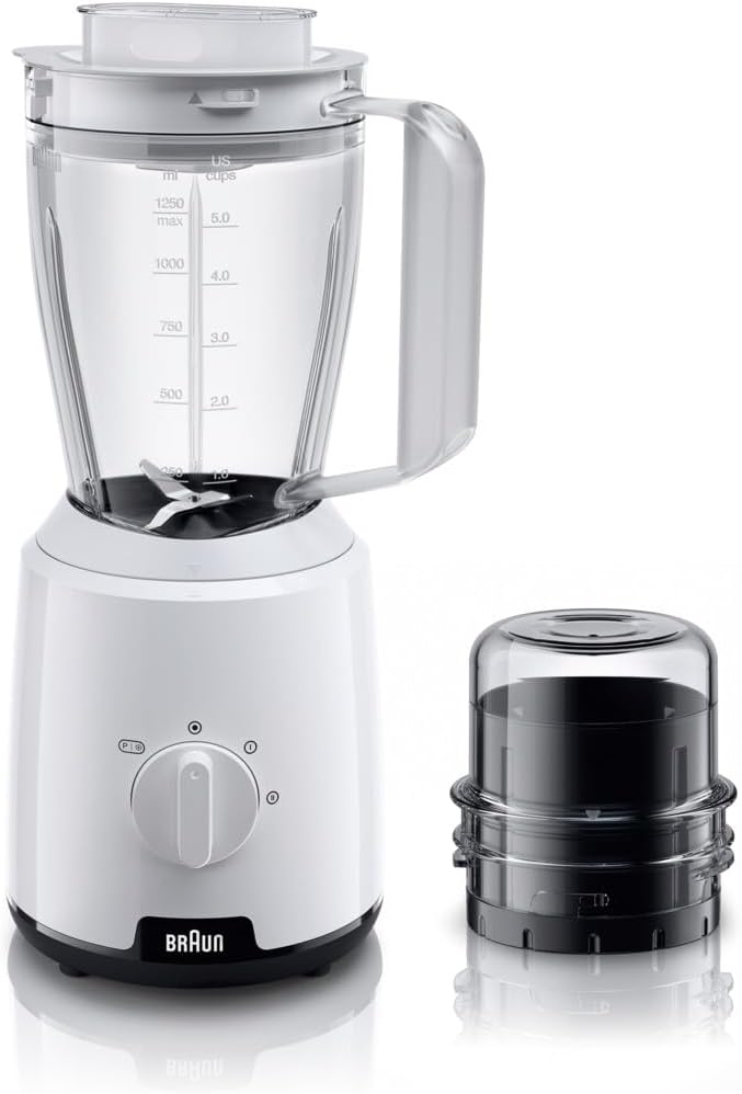 Braun Blender, 600W, 2 Speeds, Pulse Function,…