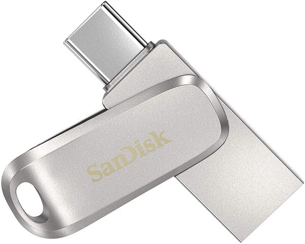 SanDisk 128GB Ultra Dual Drive Luxe USB Type-C…