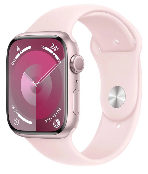Compare Apple Watch Series 9 45mm, Pink Aluminium MR9G3QAAR at KSA Price