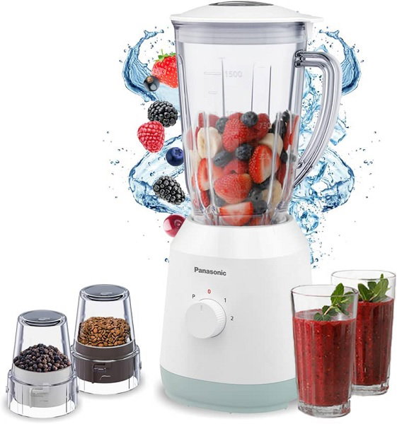 Compare Panasonic MXEX1521 Blender 450w With 2 Mill MXEX1521WTZ at KSA Price