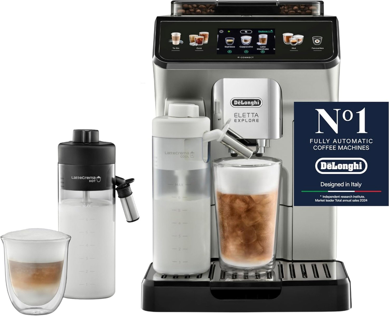 De'Longhi Eletta Explore, Fully Automatic Coffee machine,…