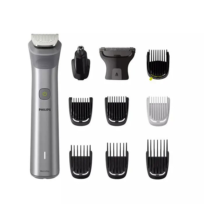 Compare Philips AllinOne Trimmer, 11in1 Face, Hair & Body Grooming, Nose & Ear, 120min Cordless, Showerproof, Grey, MG5930A at KSA Price