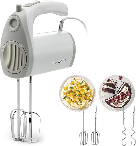 Kenwood Hand Mixer Electric Whisk, 300W,5 Speeds +…