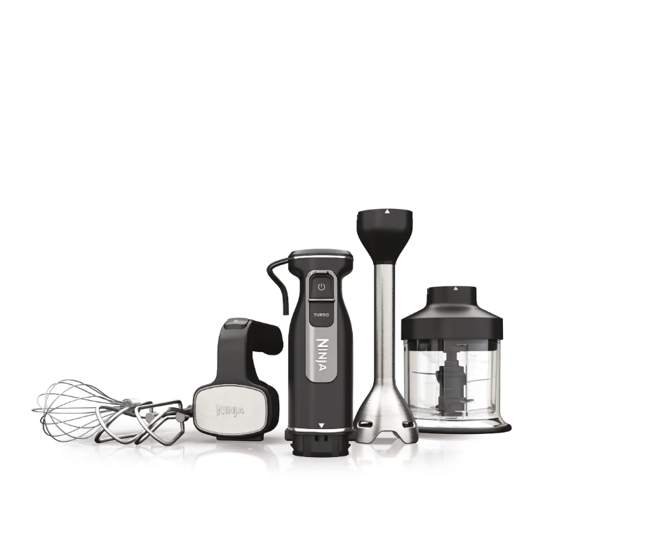 Compare Ninja Foodi 3in1 Hand Blender, Mixer & Chopper 700ML, CI100ME at KSA Price