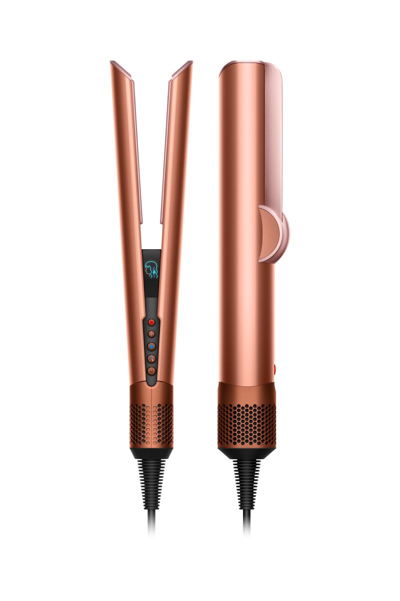 Compare Dyson Airstrait™ Hair Straightener, Wet to dry straightening, with air, No hot plates. No heat damage, 14342601, Amber silk at KSA Price