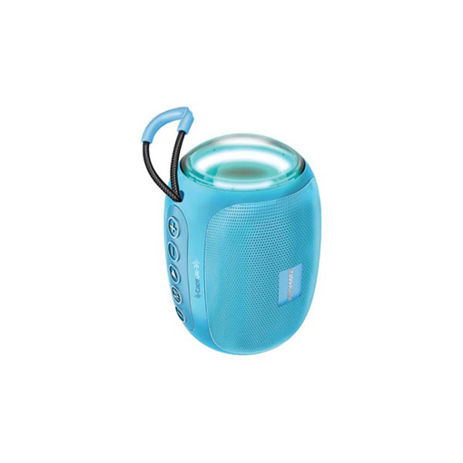 Compare Promate Capsule 3 Bluetooth Speaker with LED Lights, Blue at KSA Price
