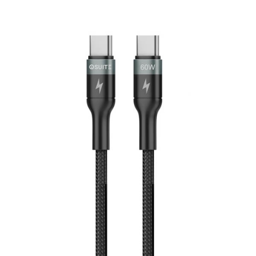 Compare iOsuite Aluminum Alloy Head USBC TO USBC Cable  60W  2M  Black  DC35A at KSA Price