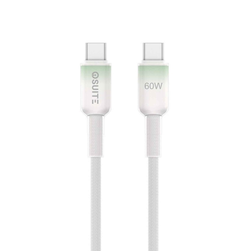 Compare iOsuite PVC housing USBC TO USBC Gradient Clear Cable  60W  1.2M  Green at KSA Price