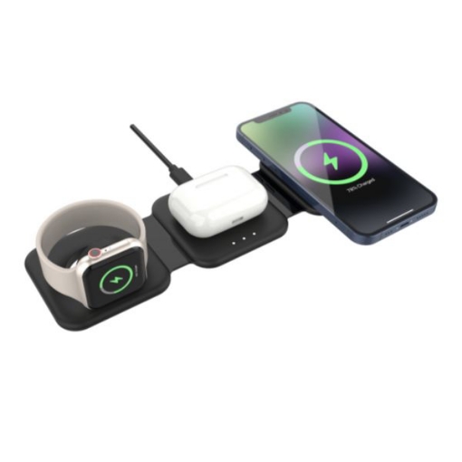 Compare iOsuite 3in1 Fold Magnetic Wireless Charge with 1 USBC input  Black  GW35 at KSA Price