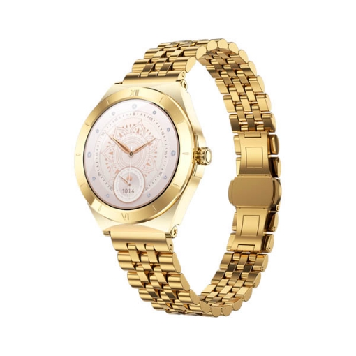 Compare iOsuite Smart Watch  Gold Metal Strap  FAMO16 Gld at KSA Price