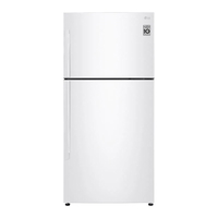 LG Top freezer - refrigerator, 15.4 cu.ft,…