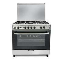 Compare HAAM 90 * 60 Gas Cooker, Full Safety, Steel, HM90GF20 at KSA Price