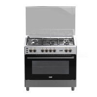 Xper gas oven 89.8 * 59.5 cm, Turkish steel,…