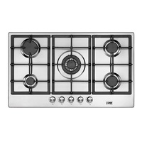 Xper Built-in gas hob 86 cm, Turkish steel,…