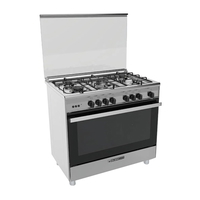 Compare Glem gas oven, 60*90, full safety, 5 burners, gas SE967GIFSMF at KSA Price