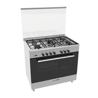 Compare Glem gas oven, 60*90, full safety, 5 burners, gas AL9612GIFS at KSA Price