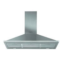 Ariston Built-in Hood 90cm Pyramid Steel AHPN9.7FLMX/1
