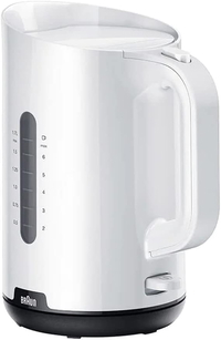Compare Braun Water Kettle 2200W, 1.7L, White, WK1100WH at KSA Price