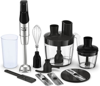 Compare Moulinex Quickchief Hand Blender 1200 Watts, 500 Ml., Silver, DD95JD27 at KSA Price