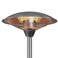 Koleen Heater Aluminum Body, 2000W, Silver, 807.102.073