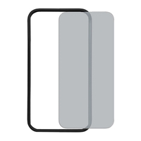 Baykron Aluminium Tempered Glass Clear for iPhone…