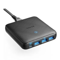 Anker Charger 65W 4 ports 1 USB-C 3 USB-A…