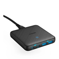 Compare Anker Charger 63W 4 ports 2 USBC 2 USBA Black at KSA Price