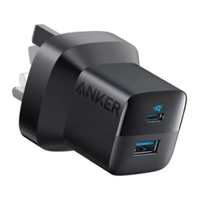 Compare Anker 323 USBC and USBA Charger 33 Watts Black at KSA Price