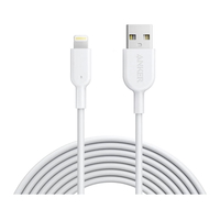 Compare Anker Cable Powerline II USBA to Lightning 10 feet White at KSA Price