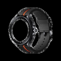 Compare Xiaomi Watch Black Orange Leather Strap BHR7213GL at KSA Price