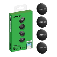 Compare Momax Pin Tag Package Tracker 4 Pieces Black at KSA Price