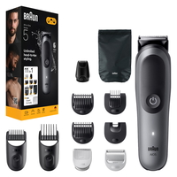 Compare Braun AllinOne Trimmer 11in1 Series 5 ,Beard & Hair Trimmer Wet & Dry ,GreyBlack – AIO5560 at KSA Price