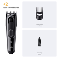Braun Series 5 Hair Clipper ,Washable ,Black – HC5510