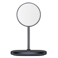 Compare Baseus Swan Magnetic Desktop Bracket Wireless Charger Black at KSA Price