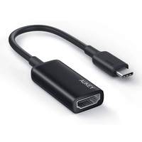Aukey Unity Adapt HDMI USB-C To HDMI Adapter Black