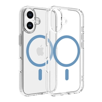 Compare Dviced Magsafe iPhone 16 clear case, Blue at KSA Price