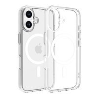 Dviced Magsafe iPhone 16 clear case, White