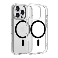 Dviced Magsafe iPhone 16 Pro clear case, Black