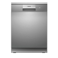 Compare Toshiba Dishwasher, 3 shelves 16 places 10 programs, DW16F1MESSSA at KSA Price