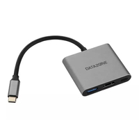 Compare Datazone 3 in 1 USBC Hub HDMI VGA USBC Grey at KSA Price