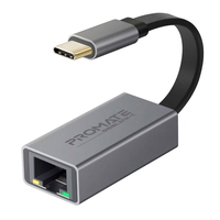 Promate High Speed USB-C to Gigabit Ethernet Adapter…