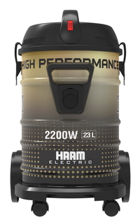 Haam Drum Vacuum Cleaner, 2200W, Black – HM-VC22-23L