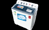 Haam Twin Tub Washing Machine, 18KG, White -…